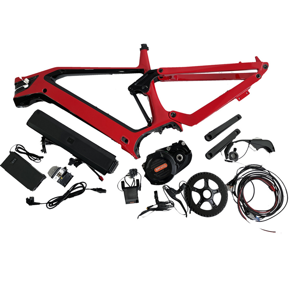 Joyebikes Full Suspension Mountain Bicycle Parts 48v 1000w G510 BaFang Motor Set 29er MTB Electric Bike Carbon Frame