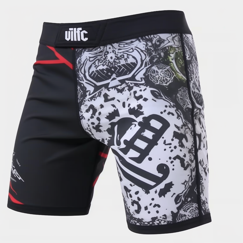 Custom sublimation print bjj jiu jitsu grappling ufc clothes mens mma shorts