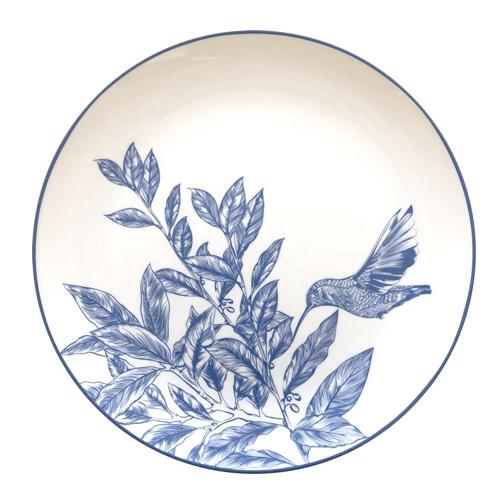 Luxury Home Crockery Dinner Set Custom Wedding Plates Chinese Porcelain Ceramic Dinnerware Sets