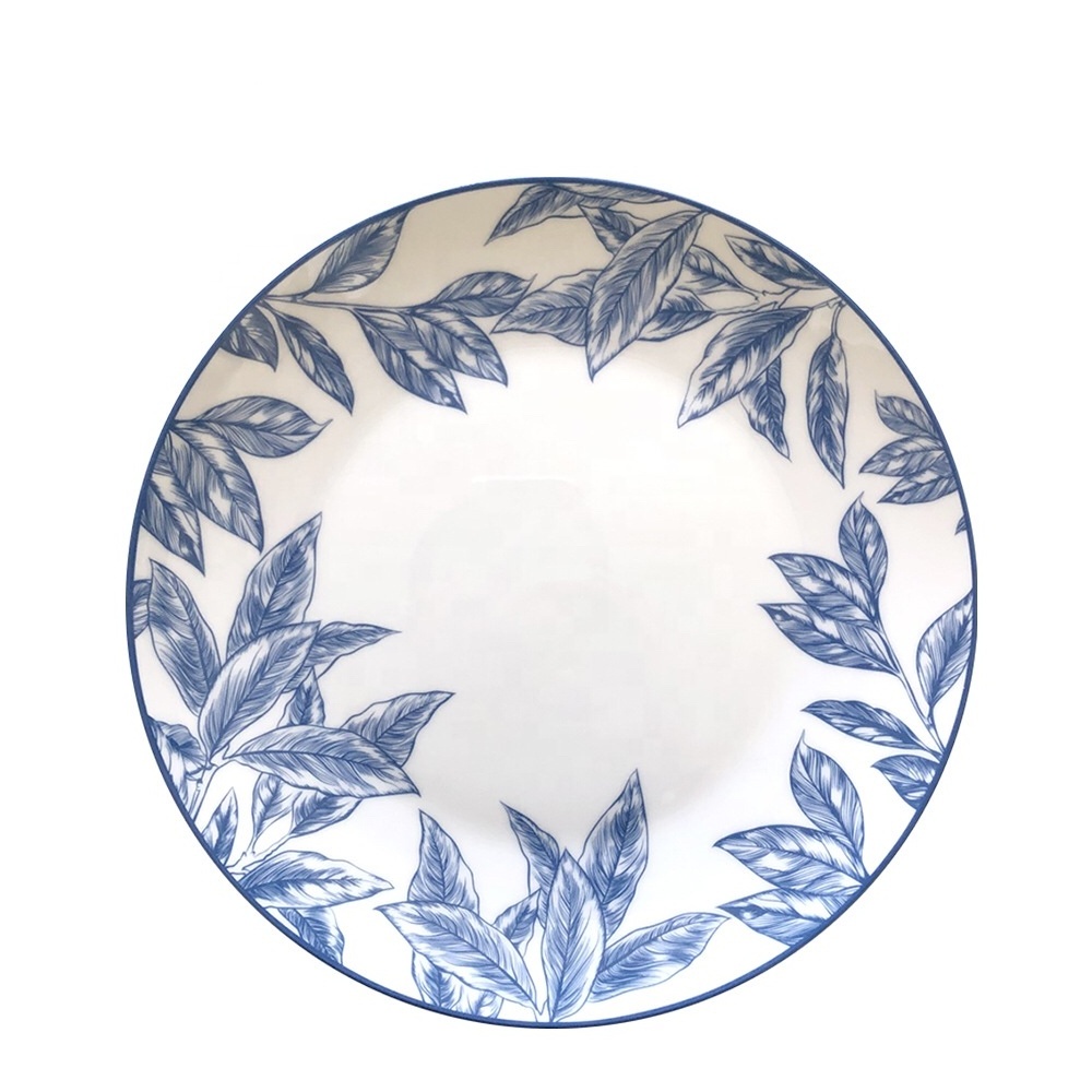 Luxury Home Crockery Dinner Set Custom Wedding Plates Chinese Porcelain Ceramic Dinnerware Sets