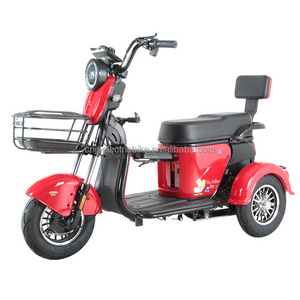 3 wheel Adult Tricycle 60V 600W Three Wheel Electric Rickshaw Tuk Tuk bicycle