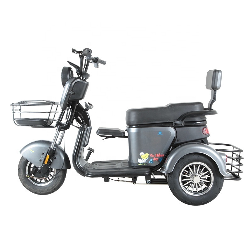 14 Inch Electric Cargo Tricycle bike 600 W 48 V E-Bike 3 Wheels Electric Bike Wholesale price factory sale directly