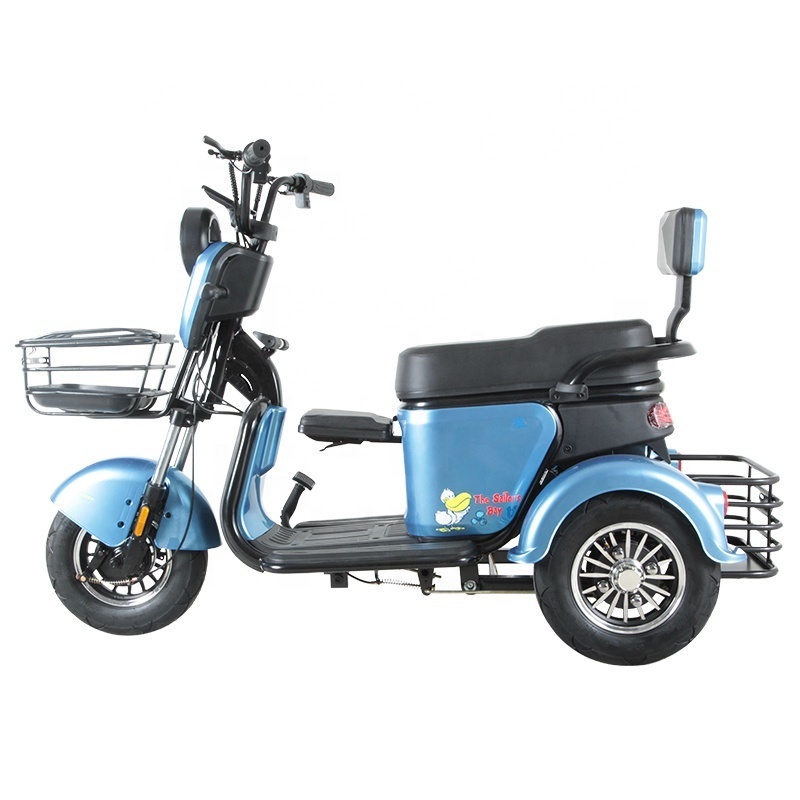 14 Inch Electric Cargo Tricycle bike 600 W 48 V E-Bike 3 Wheels Electric Bike Wholesale price factory sale directly