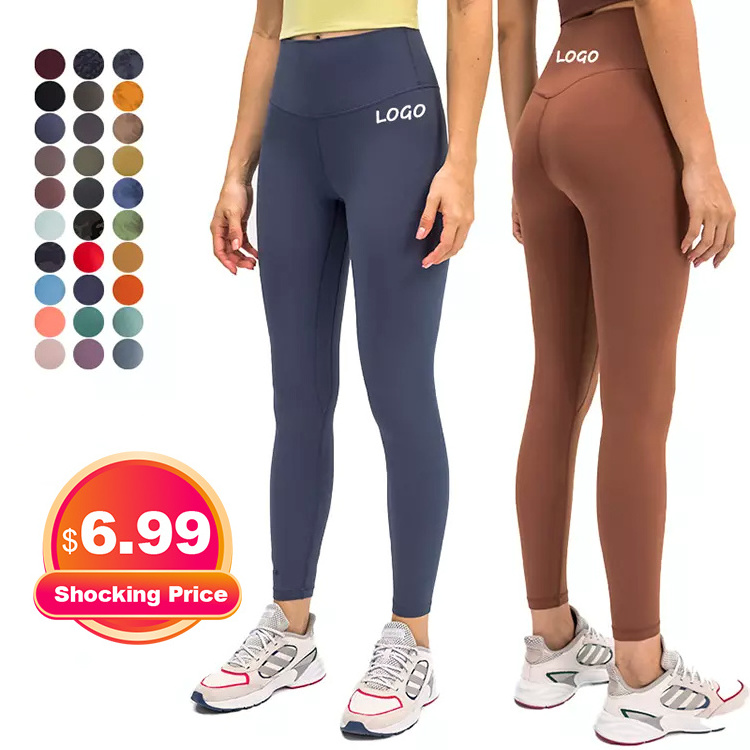 New Arrivals lulu Lemon Align seamless Leggings For Women Soft High Waist 80 Nylon/20 Spandex Sanded Yoga Pants Fitness Leggings