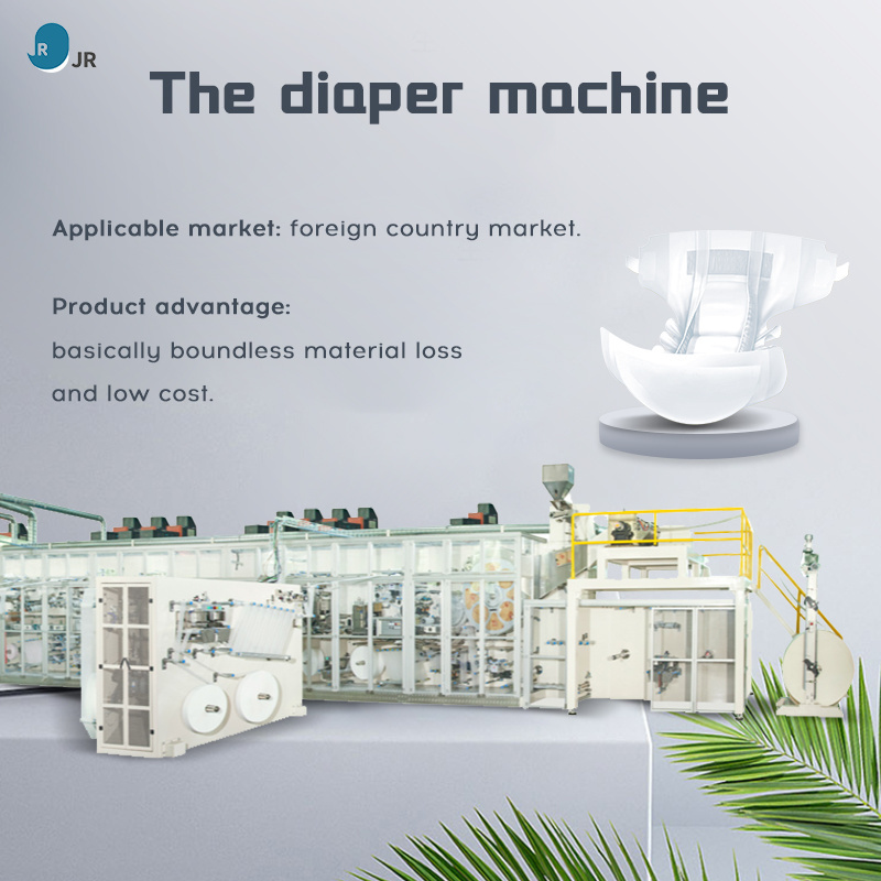 Used Baby Diaper Machine Used Economic Cheap Baby Diaper Production Making Machine