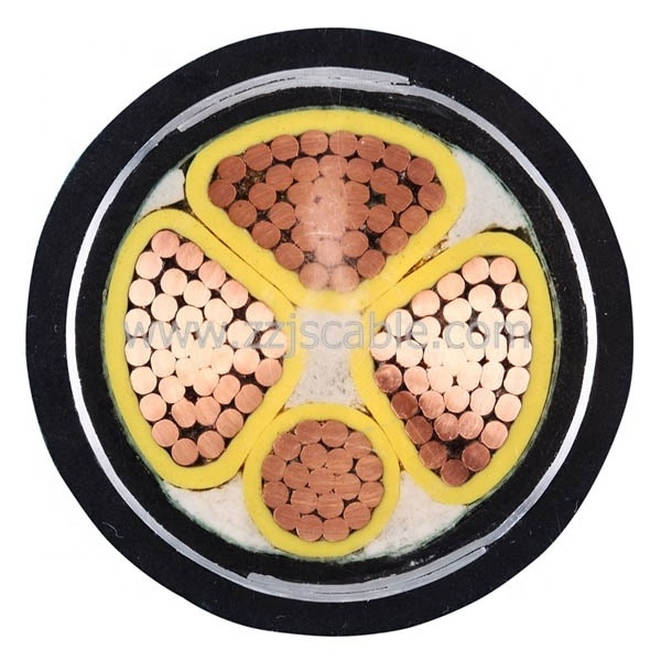 Copper Conductor XLPE Insulated Steel Wire Armored Power Cable