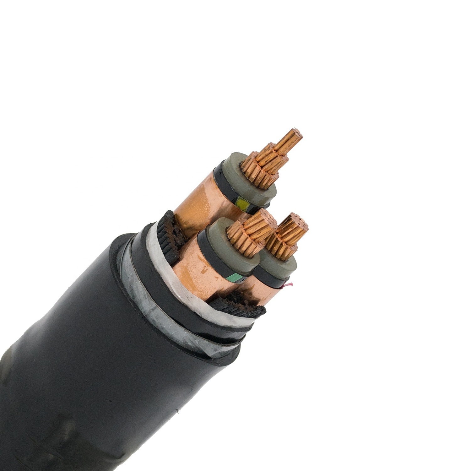 Copper Conductor XLPE Insulated Steel Wire Armored Power Cable