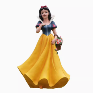 Life size fiberglass for garden decoration mall Snow White and the Seven Dwarfs sculpture