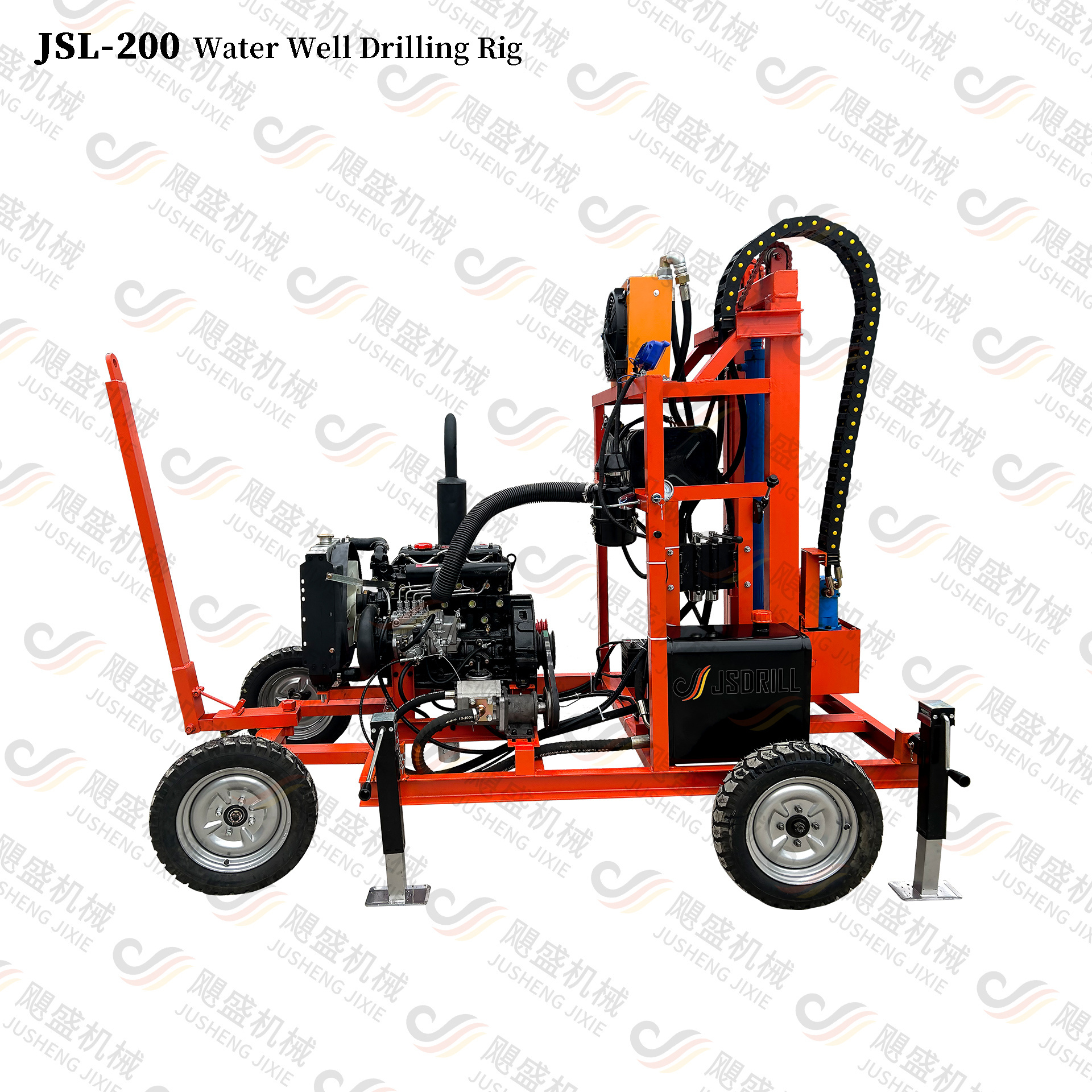 Mini 50 100m 150m Farm Drilling Rig Diesel electric /water well drilling rig machines for sale