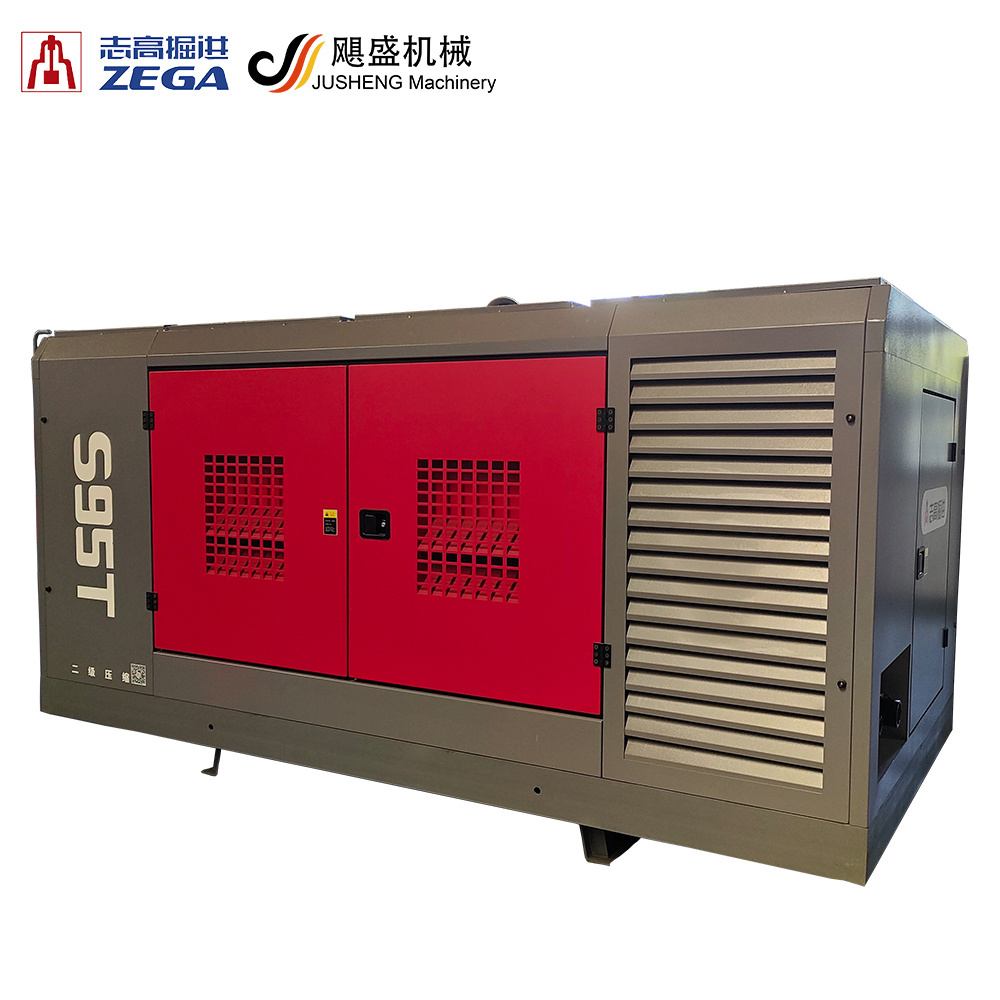 ZEGA 410HP 31m3/min 25bar Air compressor large skid mounted diesel air compressor for deep water well drilling rig