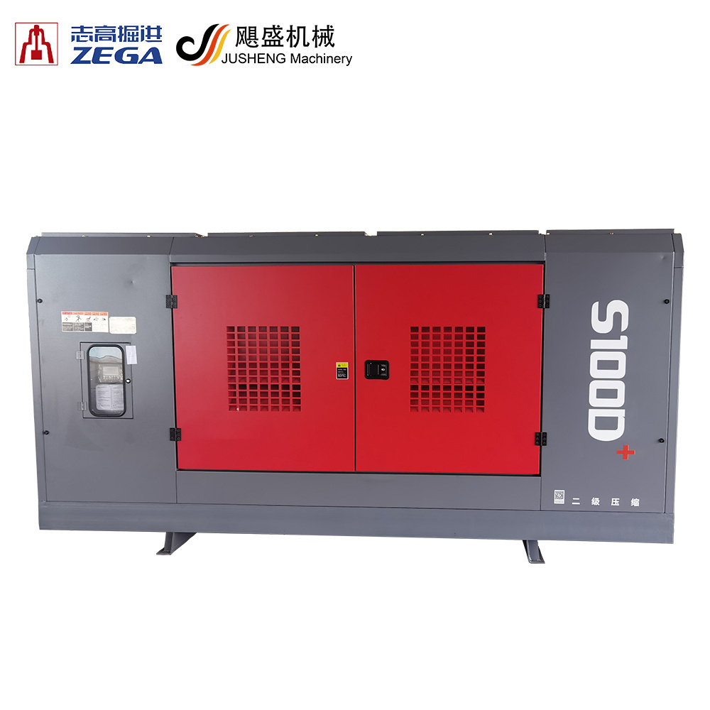 ZEGA 410HP 31m3/min 25bar Air compressor large skid mounted diesel air compressor for deep water well drilling rig