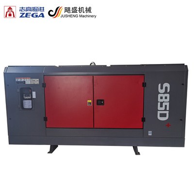 ZEGA brand S125D 31m3 25bar diesel engine screw air compressor for water well drilling rig machine for sale