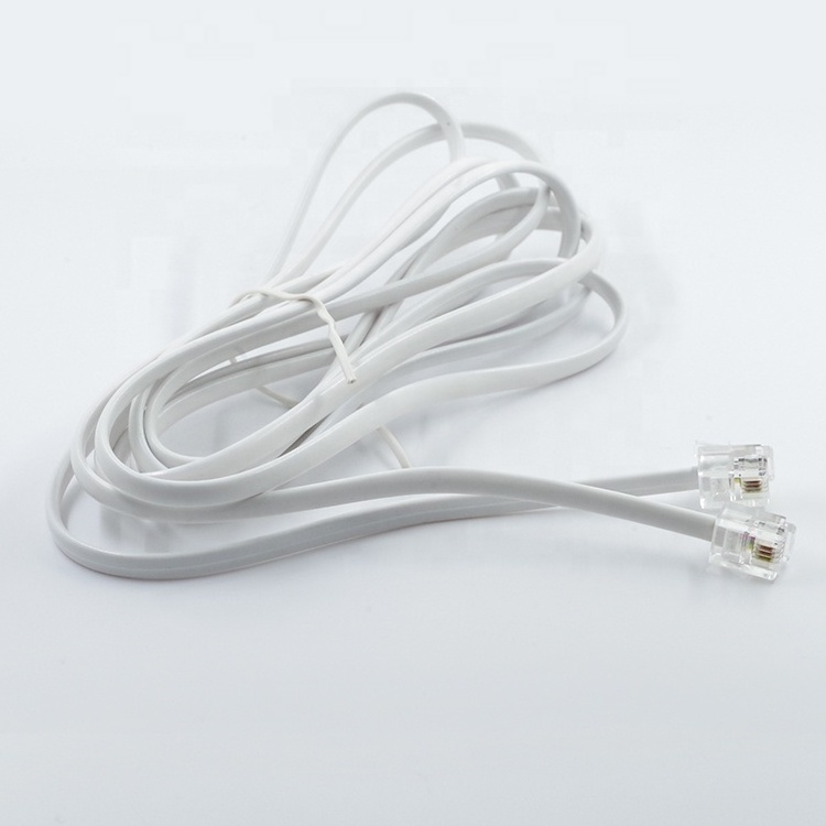 RJ11 to RJ11 Phone Cable BARE COPPER 7FT Data Transfer 25 Pair CAT6 Telephone Cable/Patch Cable/Outdoor Cable