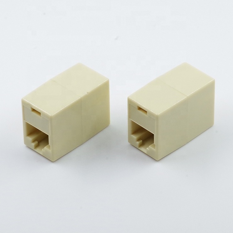 RJ11 RJ12 6P4C 6P6C 1 to 2 Female 3 Ports Telephone Line Splitter Connectors