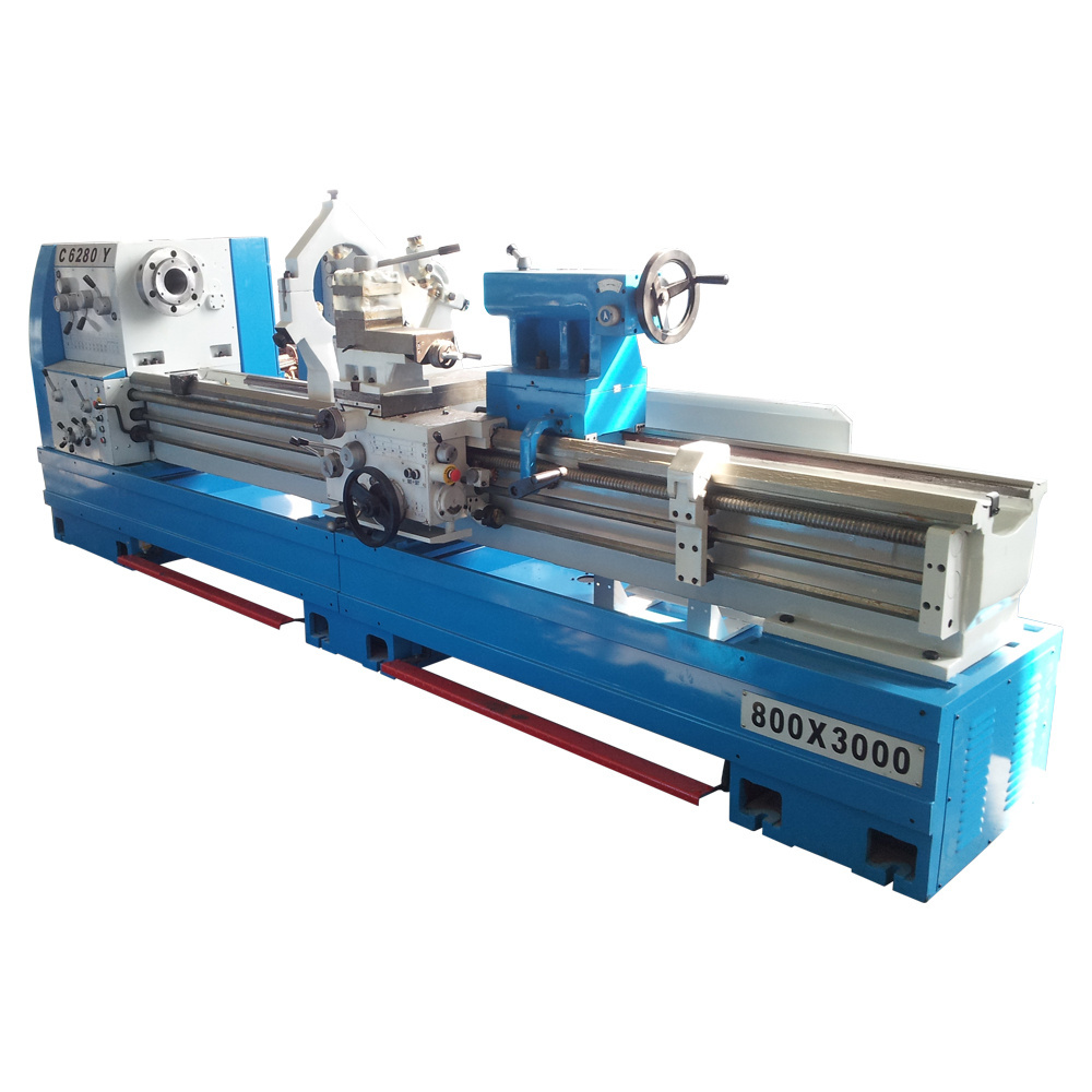 High Rigidity C6280Y Manual Metal Lathe