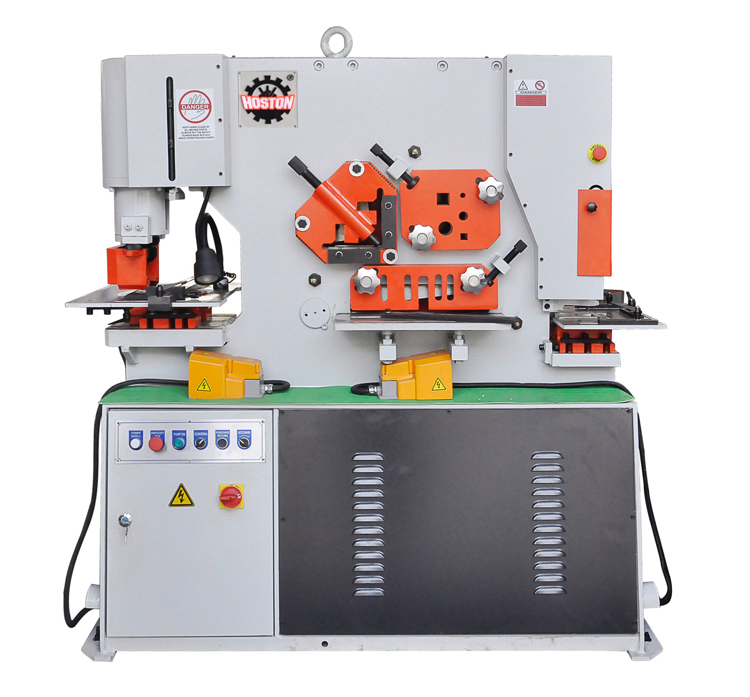 Q35Y Series Hydraulic Iron Worker Punching Machine Metal Shear Ironworker 160 Tons Stamping Steel Machine