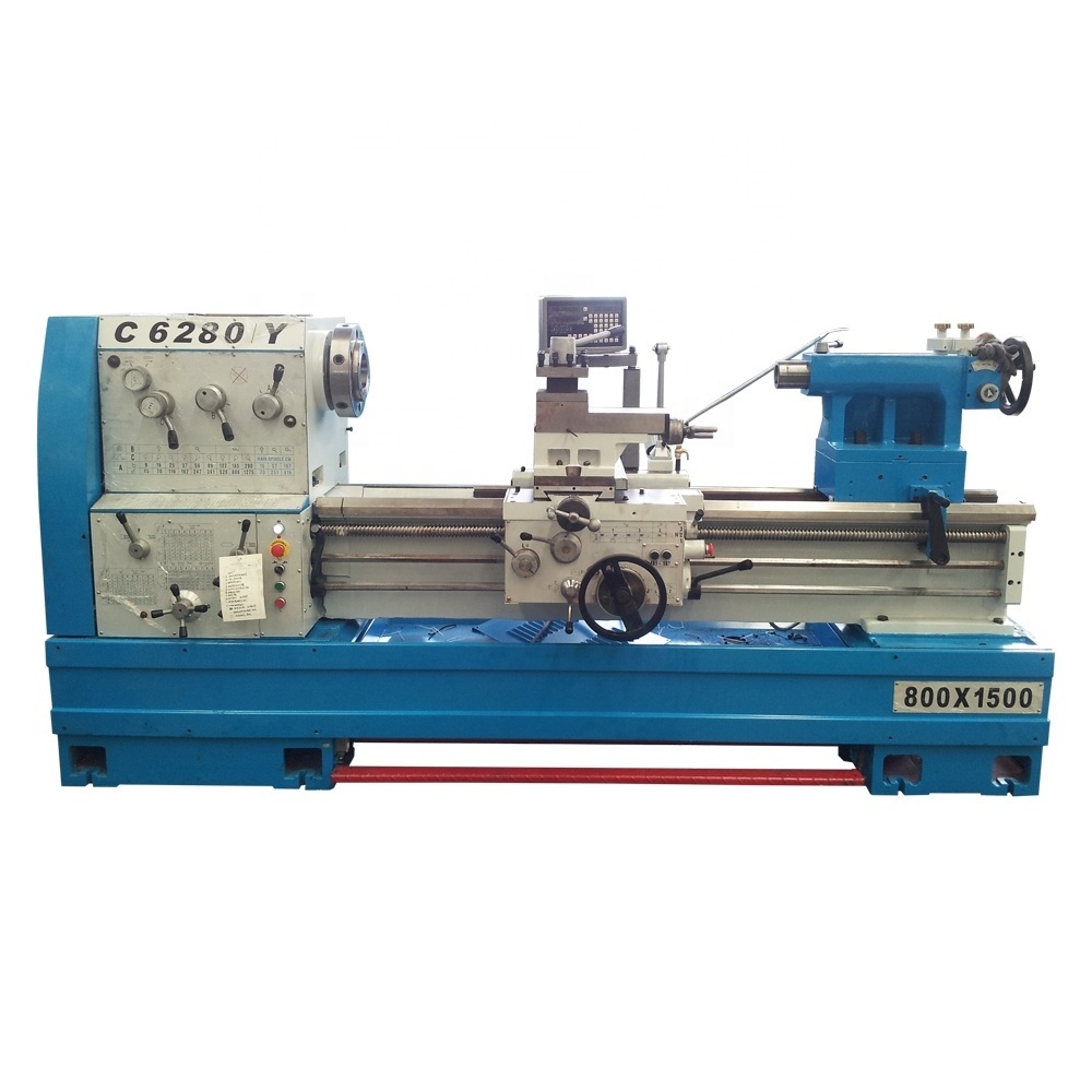 High Rigidity C6280Y Manual Metal Lathe