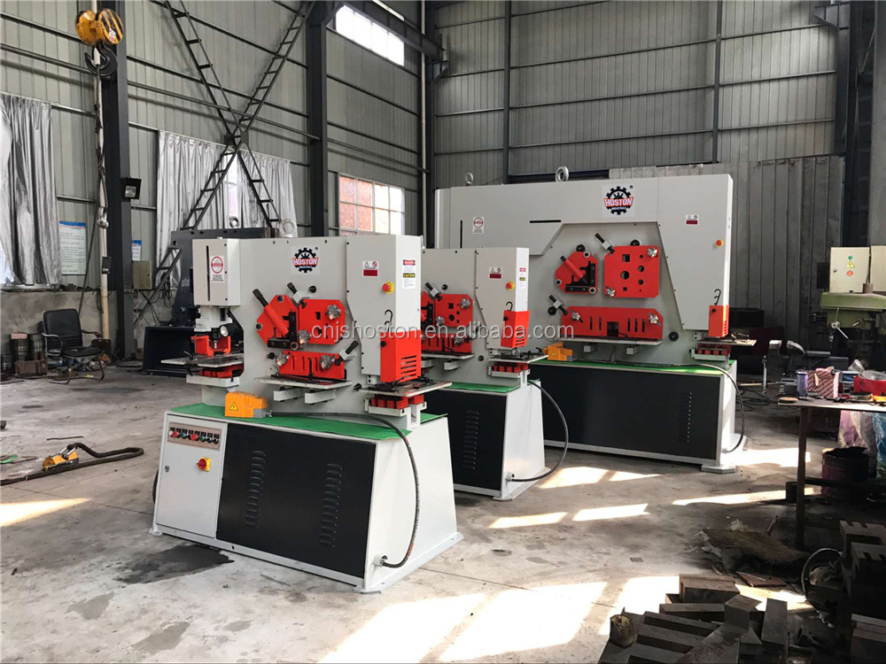 Q35Y Series Hydraulic Iron Worker Punching Machine Metal Shear Ironworker 160 Tons Stamping Steel Machine