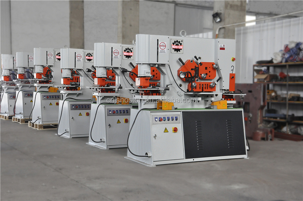 Q35Y Series Hydraulic Iron Worker Punching Machine Metal Shear Ironworker 160 Tons Stamping Steel Machine