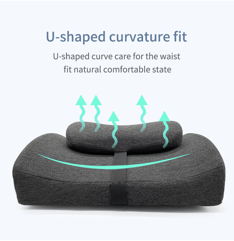 Advanced comfort gel silicone memory foam car seat cushion