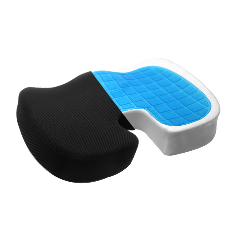 Wholesale High Quality Replacement Coccyx Orthopedic Butt Lift Office Chair Car Memory Foam Car Gel Seat Cushions 45*35*7cm 331