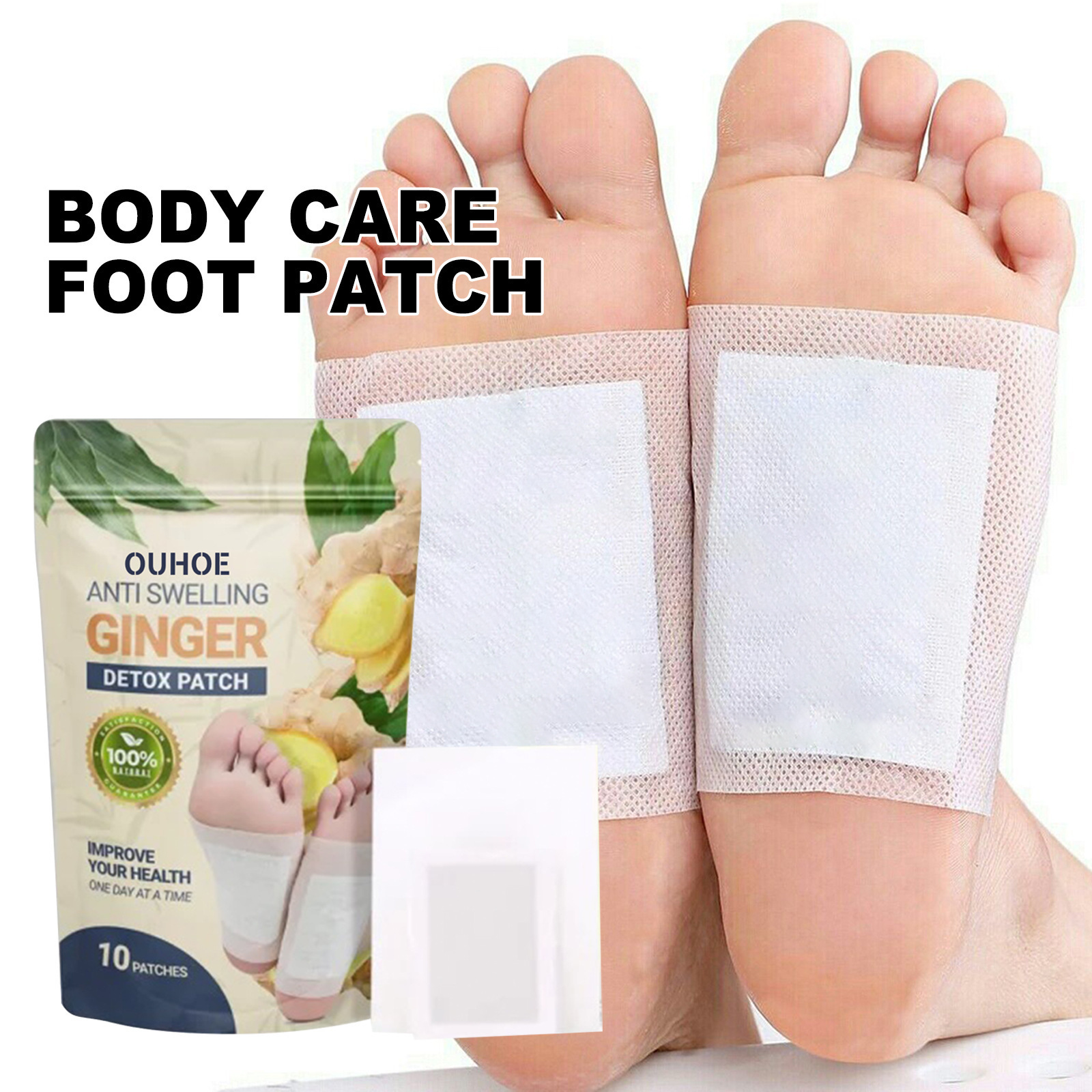 OUHOE Ginger foot patch Foot Care slimming body shaping thigh muscle thin waist Firming Body Care foot patch