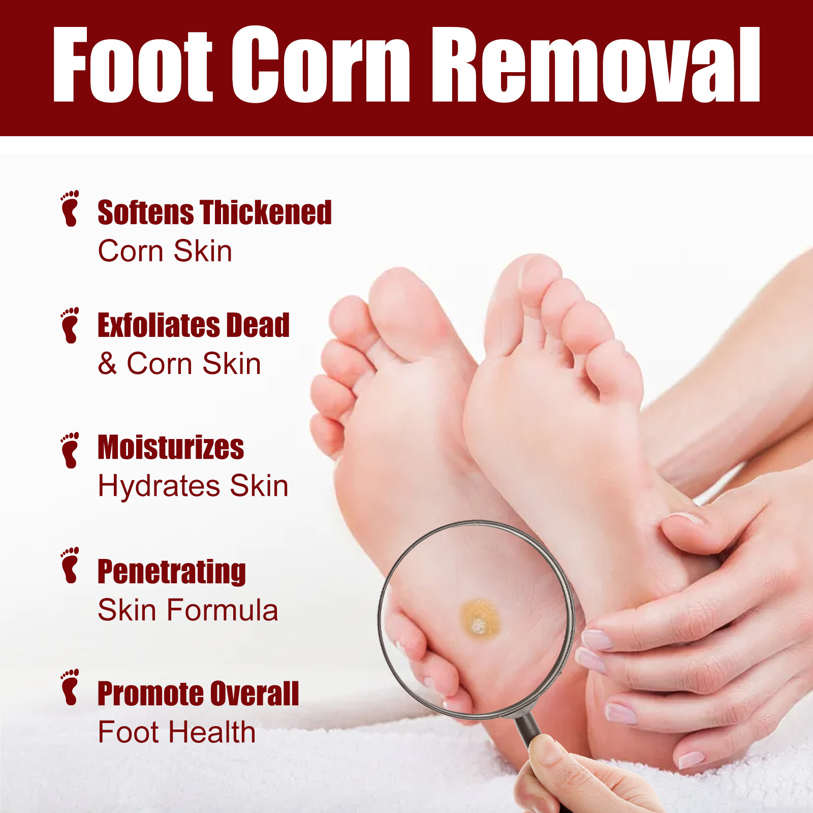 South Moon Foot corns exfoliating gel Hand and foot wart Thorn calluses skin smooth repair clear