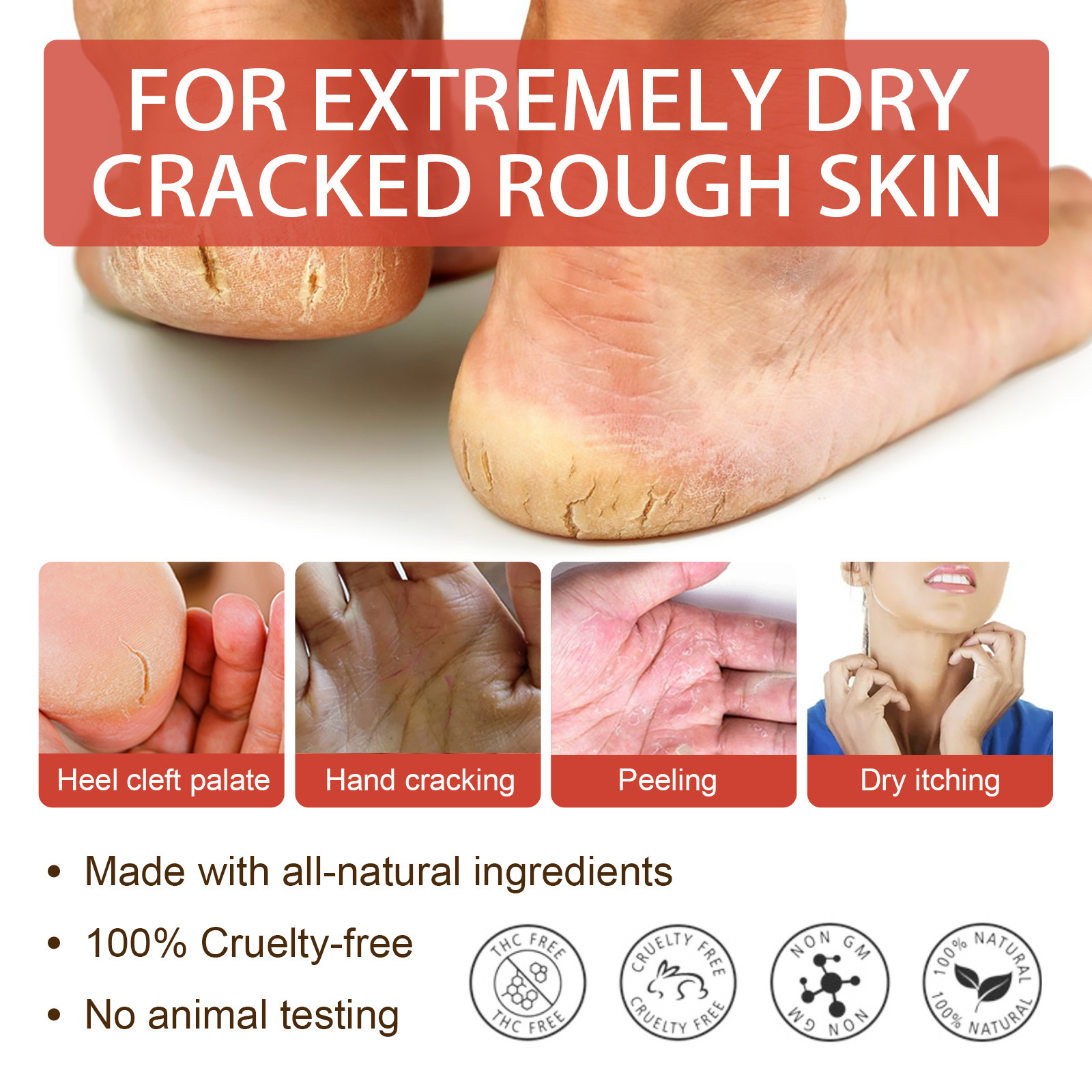 South Moon Heel repairing cream Foot exfoliating skin exfoliating anti-chapping regenerating foot cream calluses tender feet