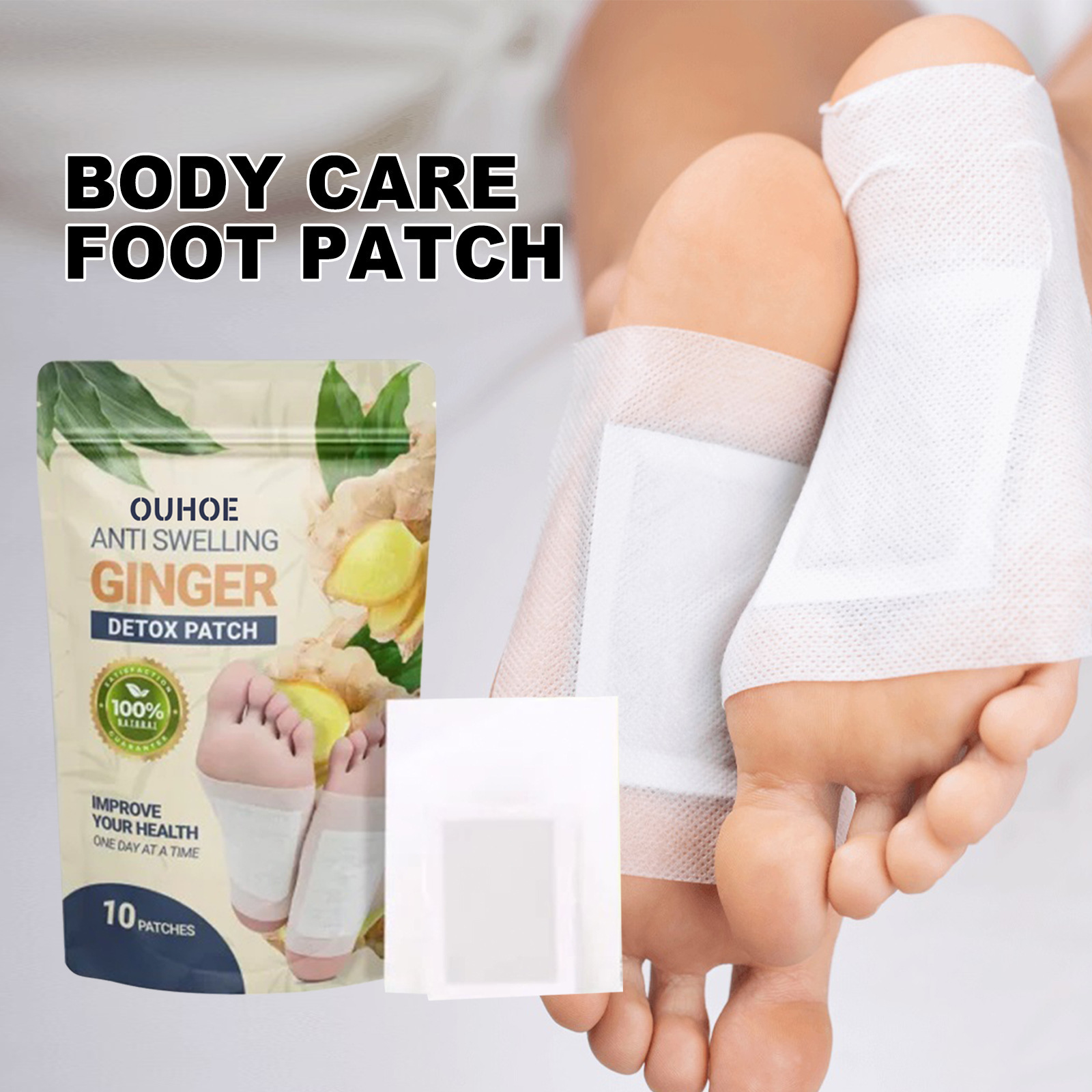 OUHOE Ginger foot patch Foot Care slimming body shaping thigh muscle thin waist Firming Body Care foot patch