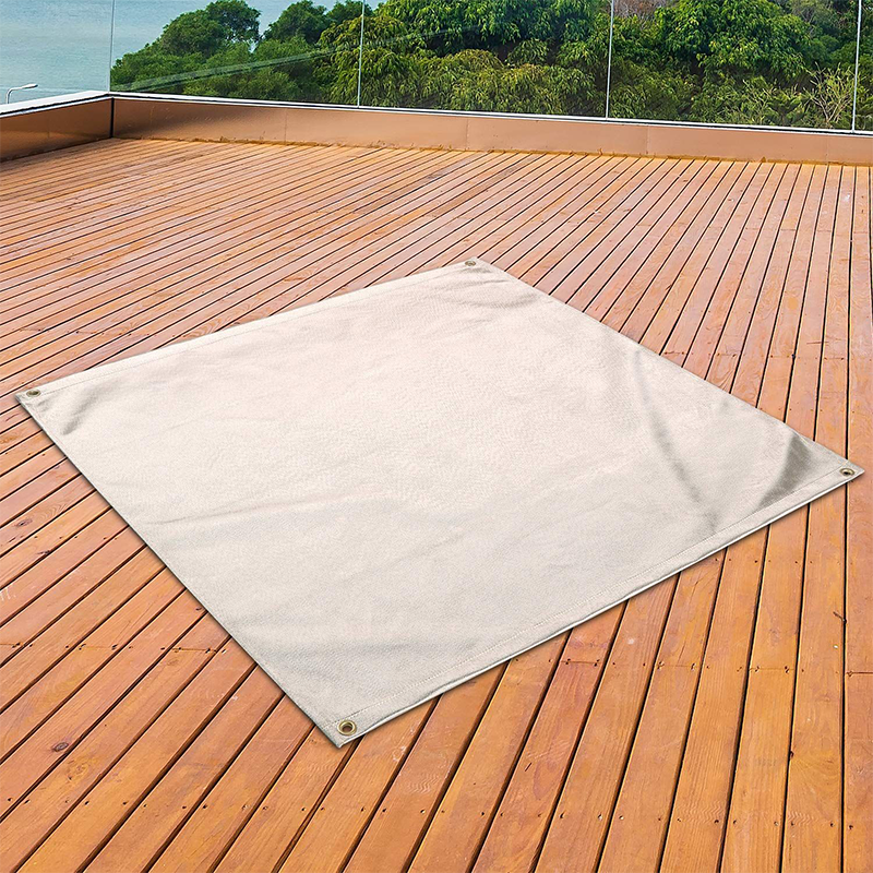 Fireproof Stove Grill Mats Blanket For Wood Deck Insulation 40*40In Fire Pit Mat For Outside Indoor Lawn Protection