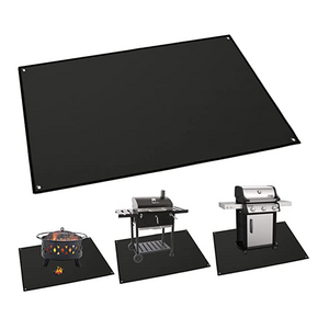 Heat Reflective Fireproof Fire Pit Mat Square 40 Inch Square Fire Pit Mat