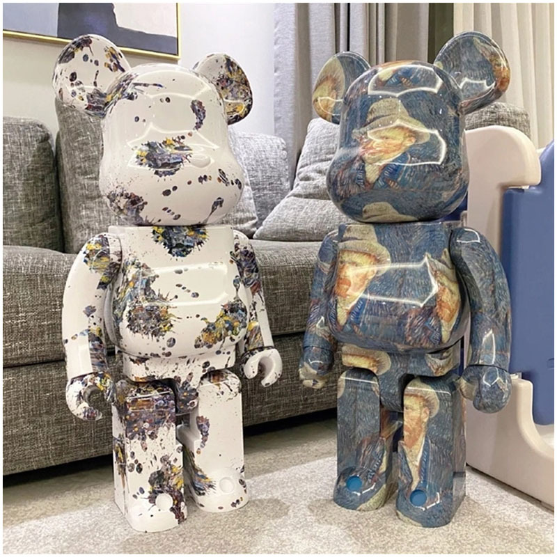 Modern Cartoon Resin Bearbrick 1000 Bear Brick For Home decor