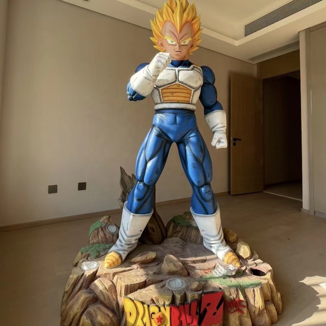 Anime Dragon Ball Character Sculpture Resin Sculpture Goku Character Home Decoration