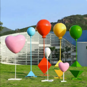 Factory Custom Hot Air Balloon Statue Home Decoration Sculpture Model Hot Sale For Sale