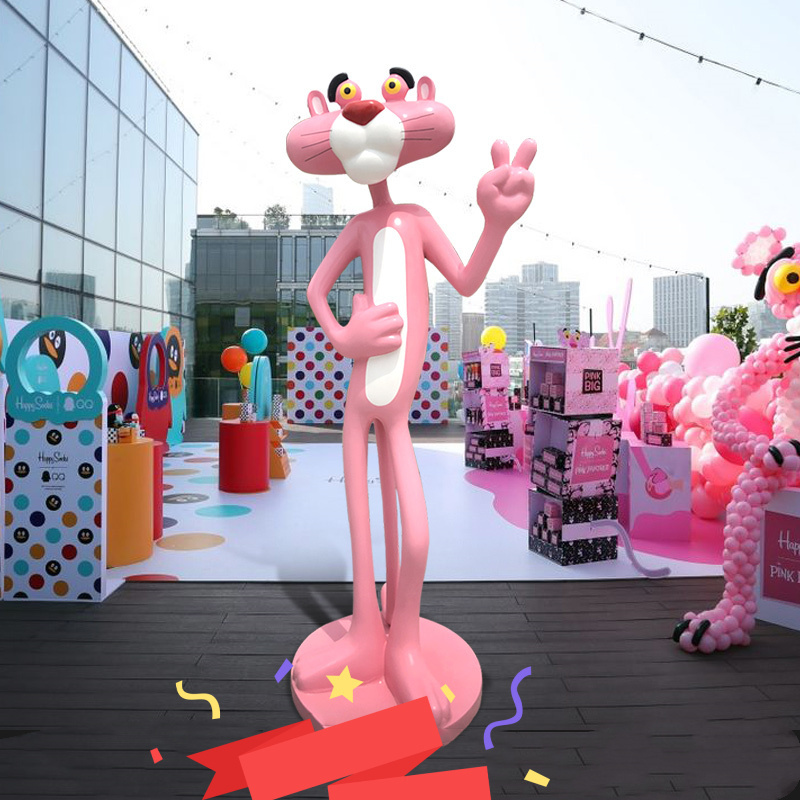 Manufacturer sells Pink Panther Sculpture Decorative Statue