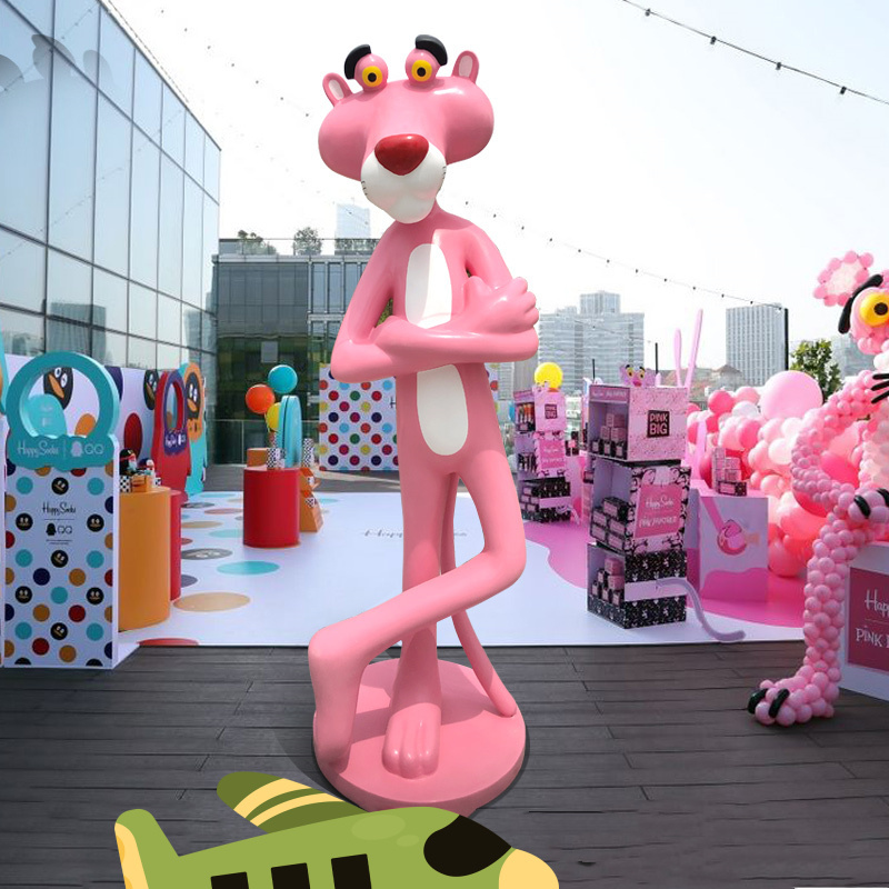 Manufacturer sells Pink Panther Sculpture Decorative Statue