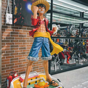 Home Decor Life Size Japanese One Piece Resin Anime Figure Action Figure Luffy  Statue For Sale