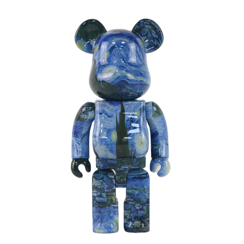 High Quality Bearbrick Plastic Model Customized Bearbrick Blank 1000 for Home Decoration Bearbrick 1000 70cm