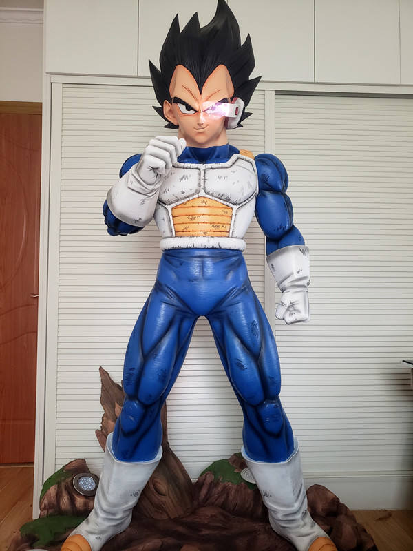 Customized Life Size Goku  Vegeta Fiberglass Japanese Anime Resin Dragon Ball Goku Kakarotto Statue For Collection Gift