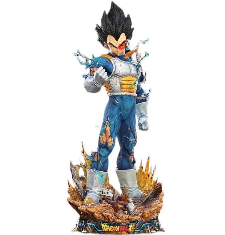 Customized Life Size Goku  Vegeta Fiberglass Japanese Anime Resin Dragon Ball Goku Kakarotto Statue For Collection Gift