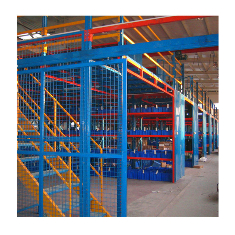 Rack-supported High Quality Steel Warehouse Free Standing Modular Mezzanine Floor Kits With Stairway And Elevator