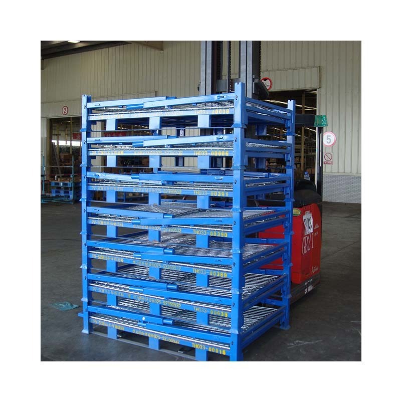 Prefabricated Steel Warehouse Racks Pallet Metal Storage Containers Stillage Box