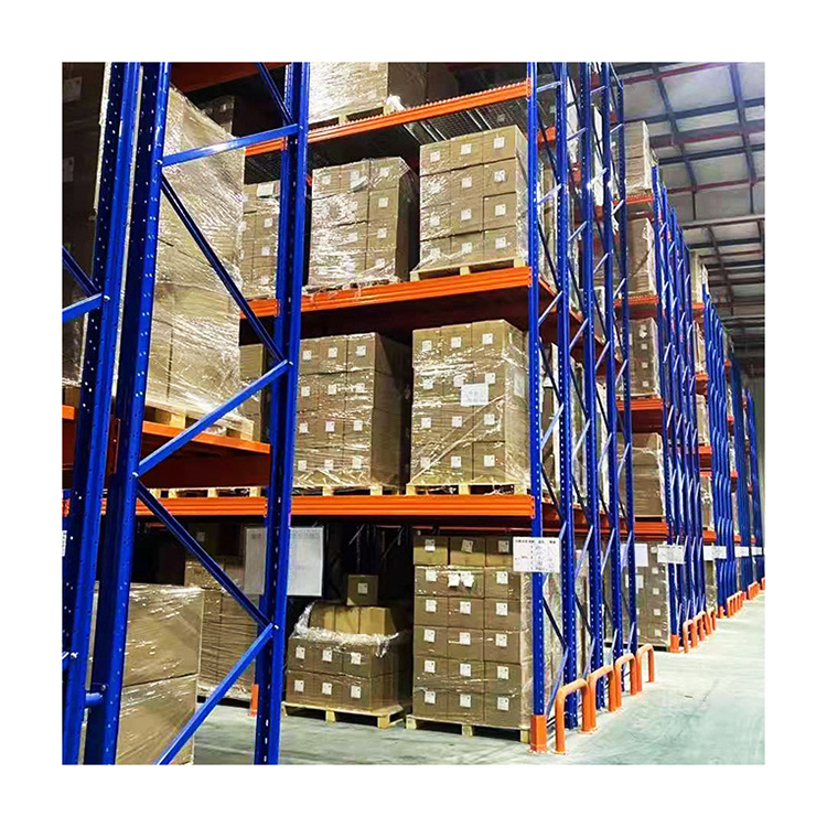 Double Deep Beam Industrial Pallet Warehouse Storage Steel Pallet Racking Heavy Duty Selective Pallet Racking System