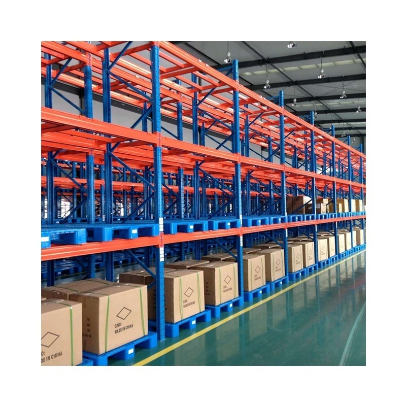 Double Deep Beam Industrial Pallet Warehouse Storage Steel Pallet Racking Heavy Duty Selective Pallet Racking System