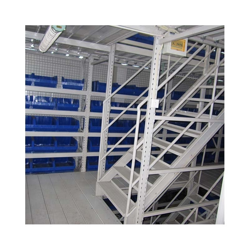 Metal storage rack  multi level steel warehouse mezzanine easy assemble shelves Outdoor Platform Floor For Racking Rack Shelf