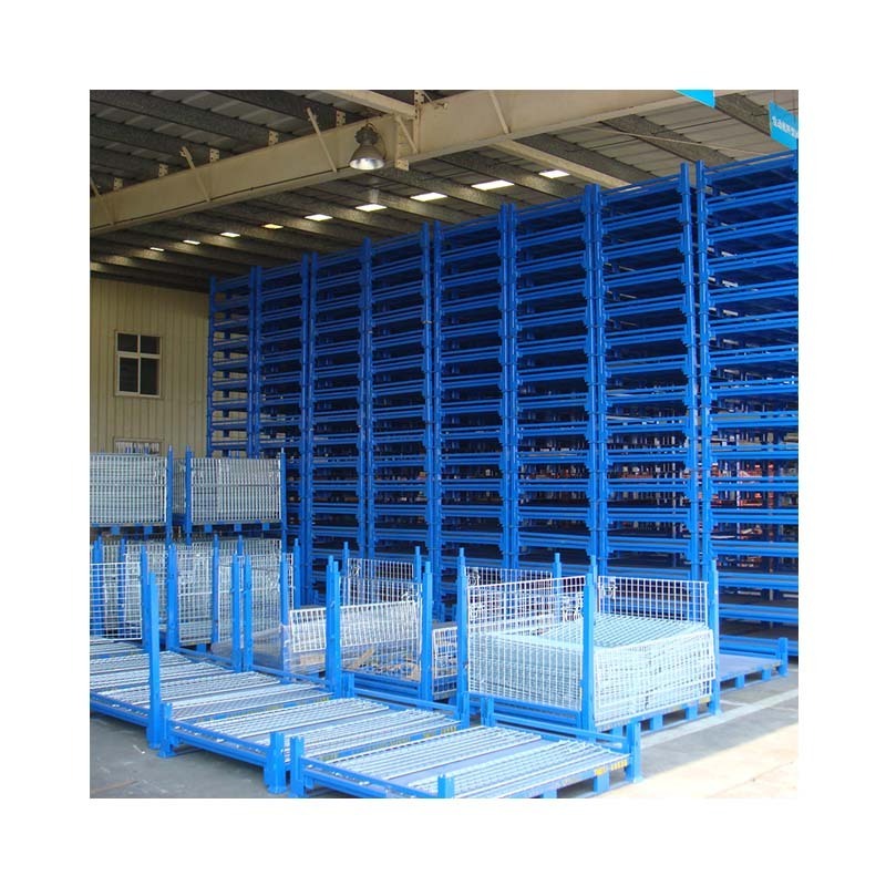 Prefabricated Steel Warehouse Racks Pallet Metal Storage Containers Stillage Box