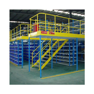 Metal storage rack  multi level steel warehouse mezzanine easy assemble shelves Outdoor Platform Floor For Racking Rack Shelf