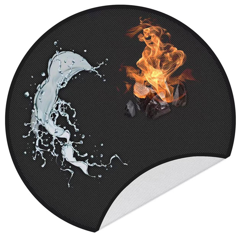 Fire Pit Mat Fireproof Grill Mat Round Best Selling Non-Stick Fireproof Mat For Fire Pit