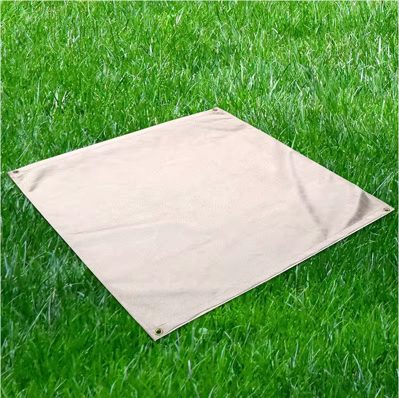 Silicone Grill Fireproof Fire Proof Firepit Mat Mats For Grass Stove Under Firepit Deck