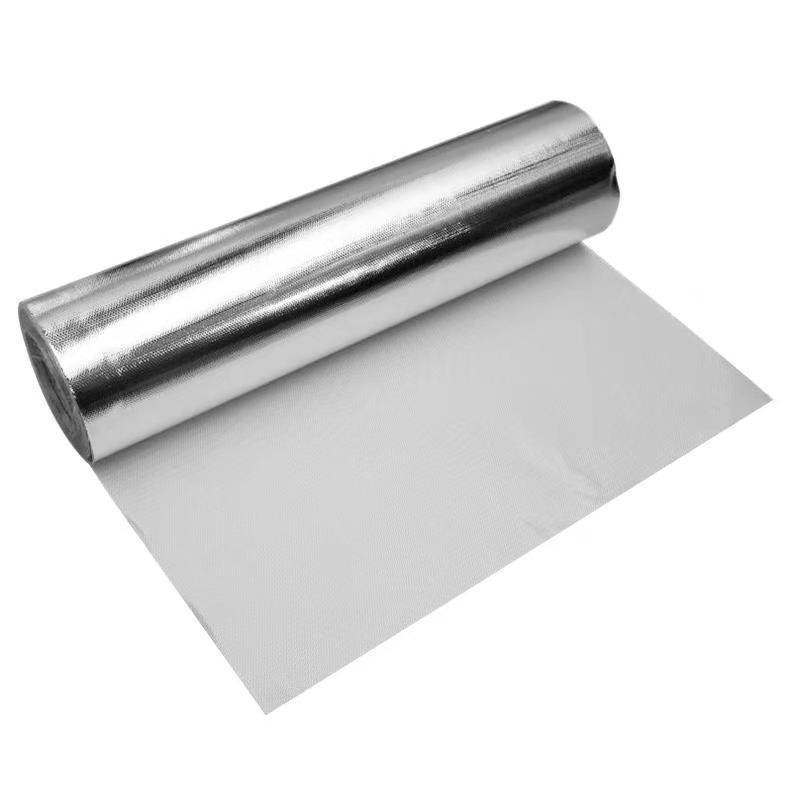 High Temperature Resistant Fire Retardant Aluminum foil Coated Fiberglass Cloth Roll Aluminum Foil Fiberglass Cloth Facing